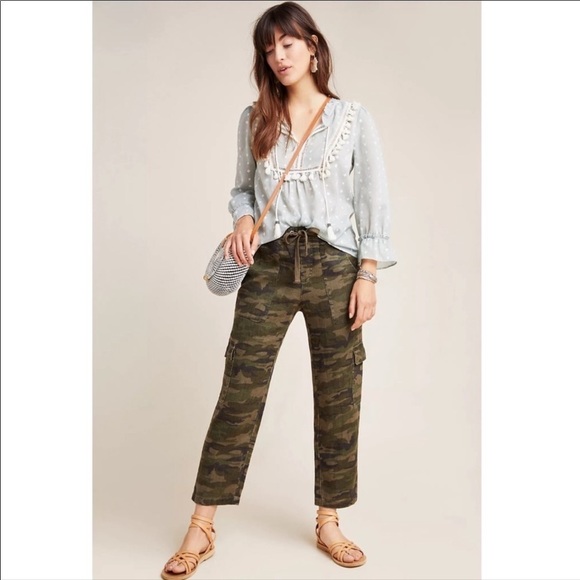 Anthropologie Pants - Sanctuary Anthropology Discoverer Linen Cargo Pant
